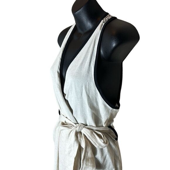 Ikikiz Turkish cotton linen block print cover up new small/medium capsule floral - Picture 3 of 6